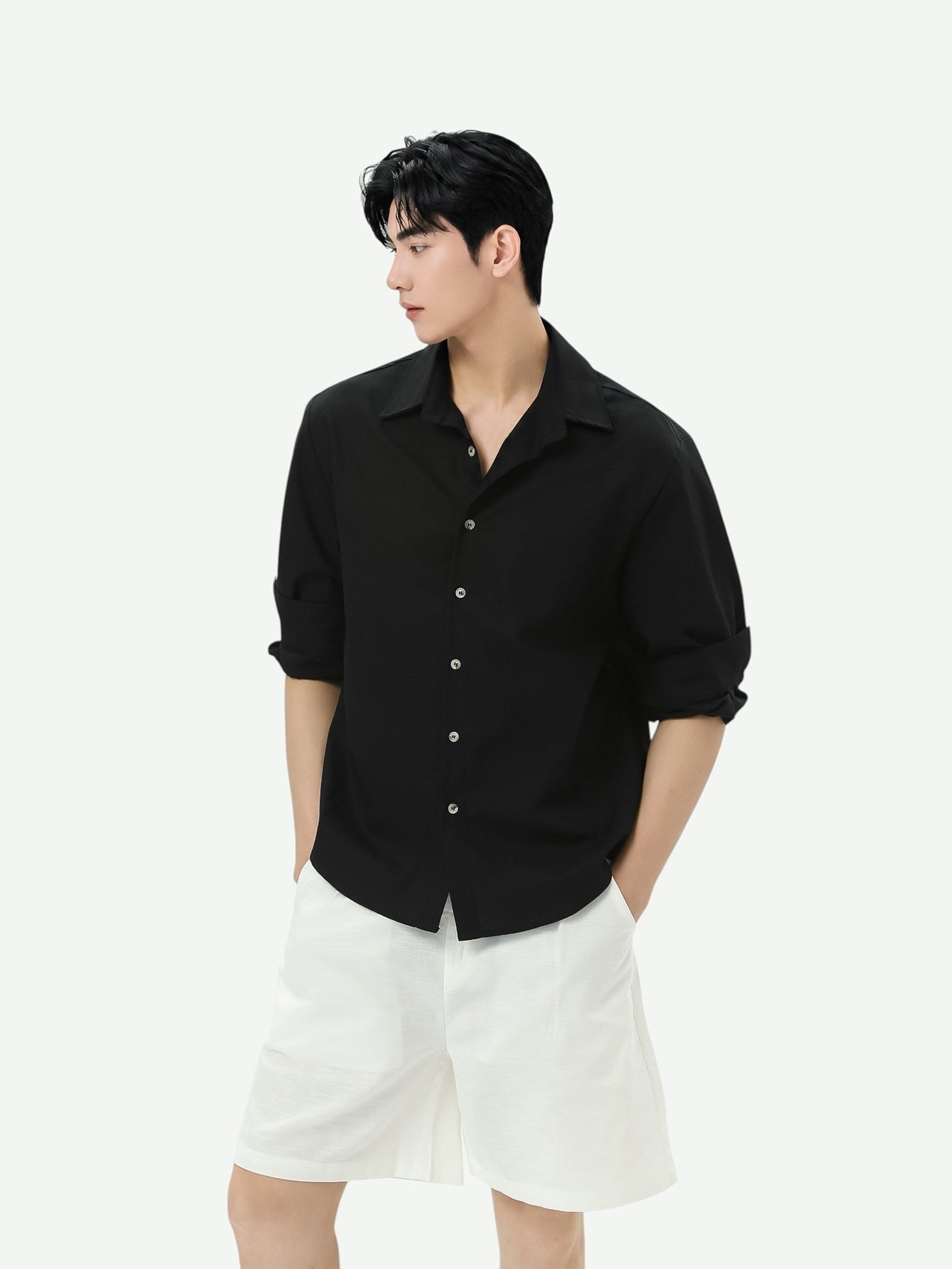 BNB Linen Breeze Regular Shirt (2colors)
