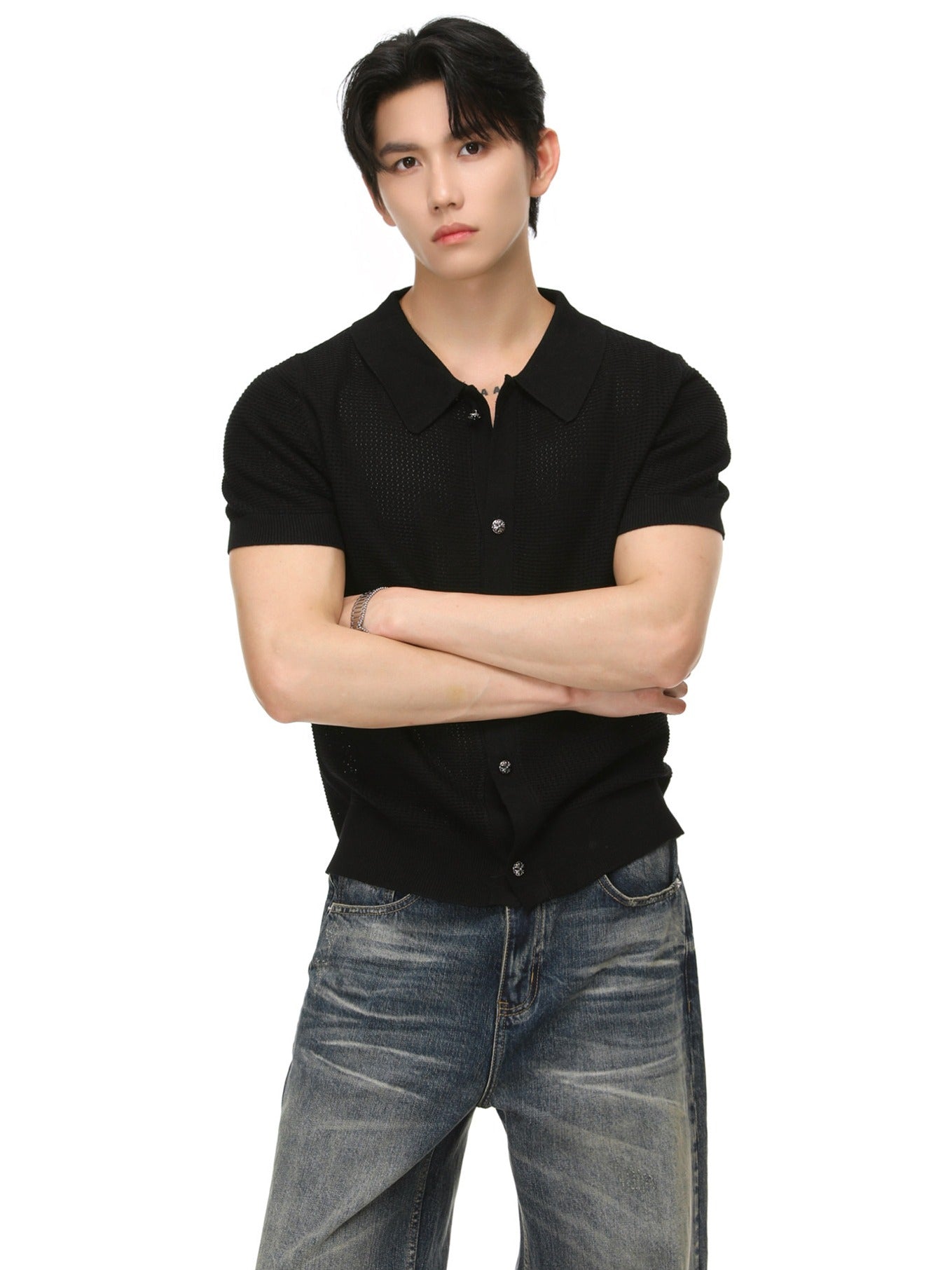 BNB Breeze Textured Knit Polo (3colors)