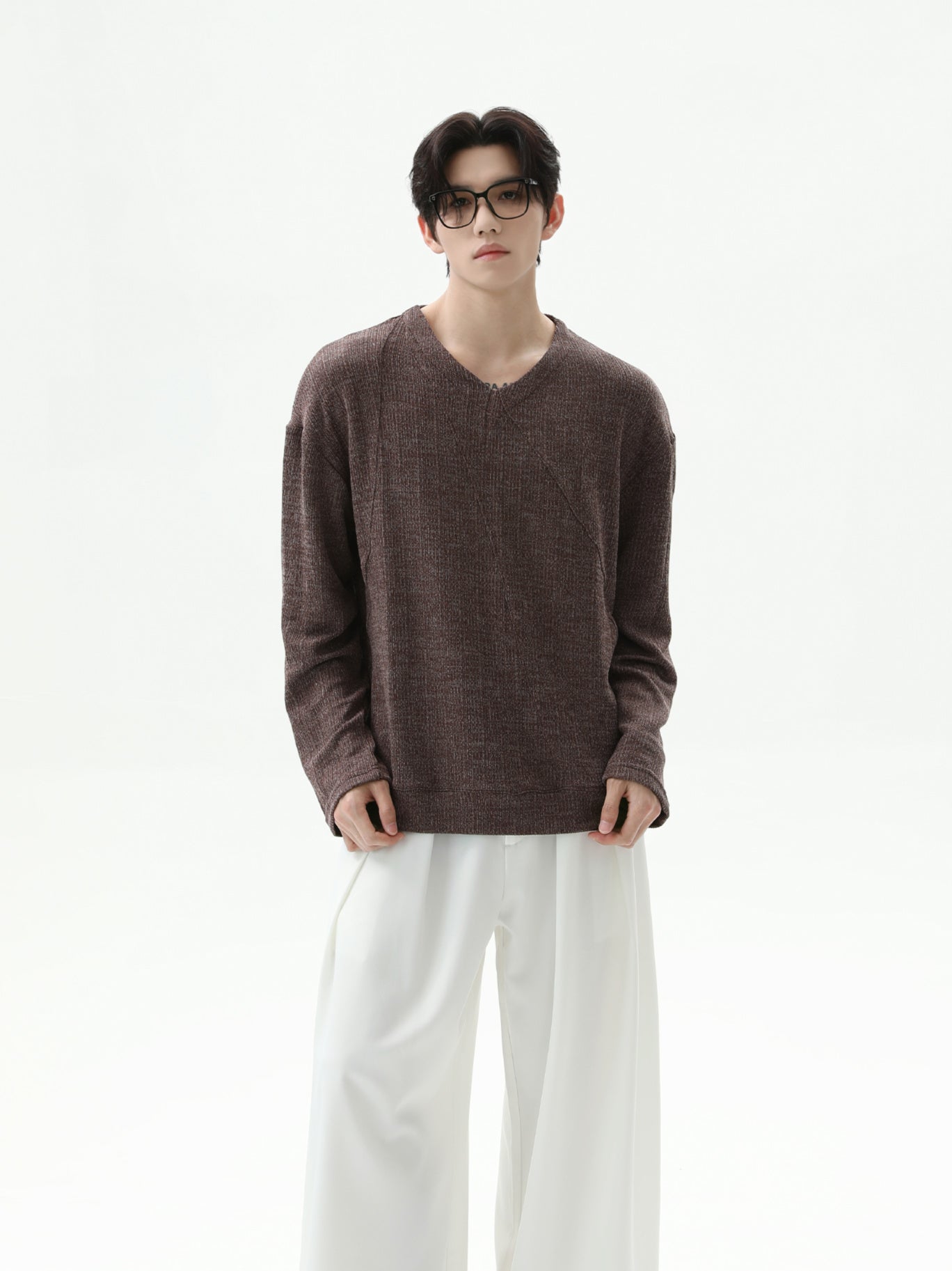 Perfect BNB Deep V Knit (2color)