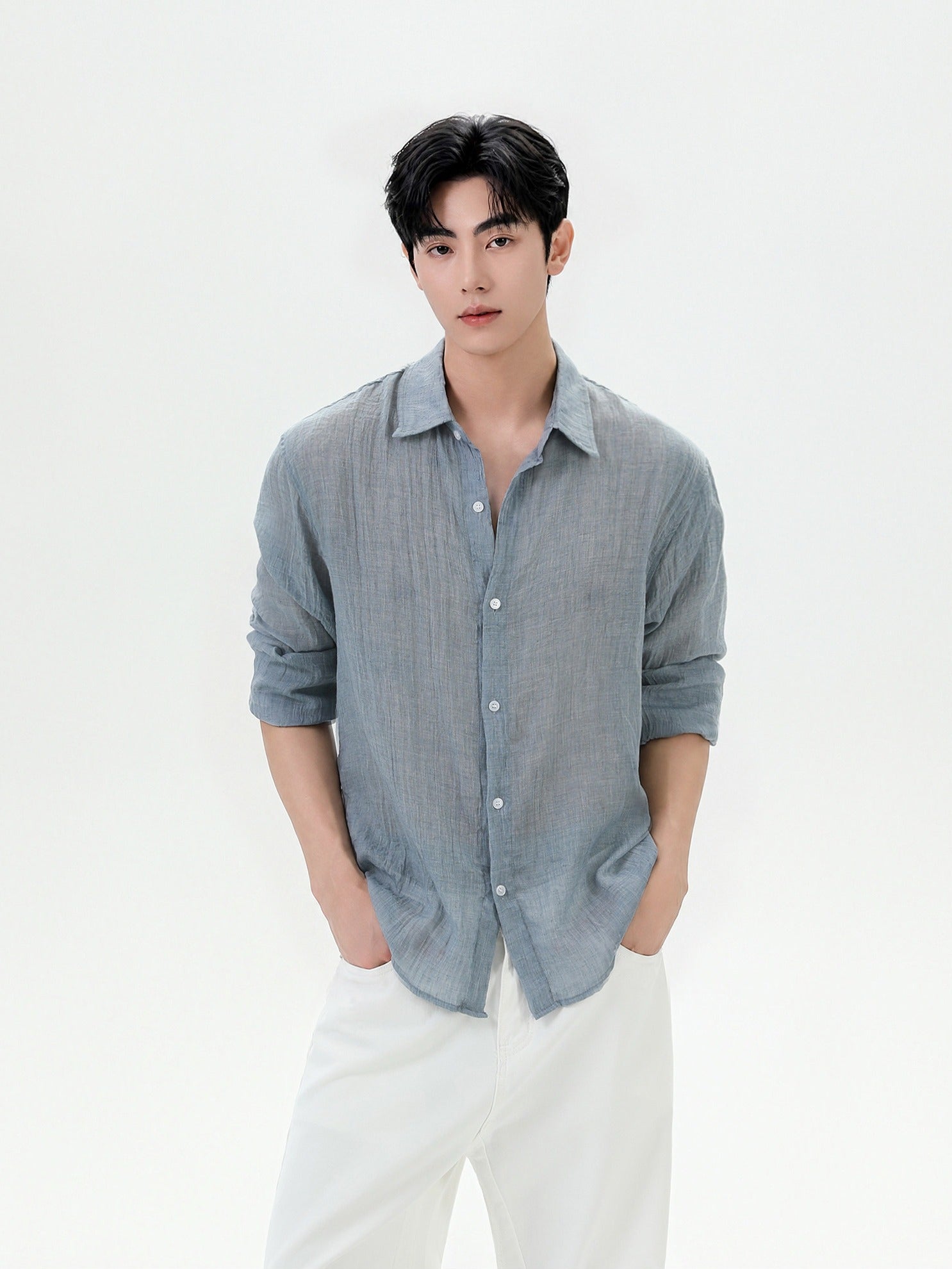 BNB Linen-Blend Breeze Polo (3color)