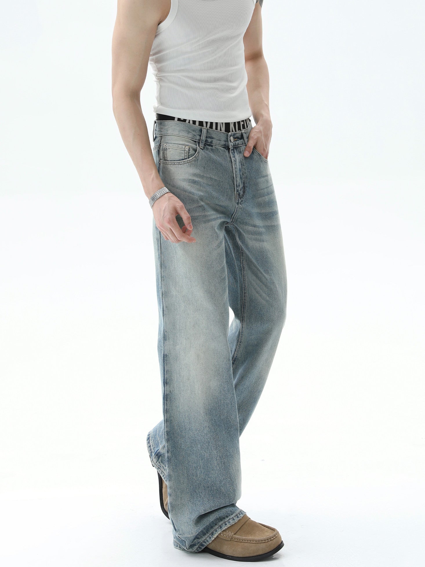BNB Perfect Slim Right Blue Denim