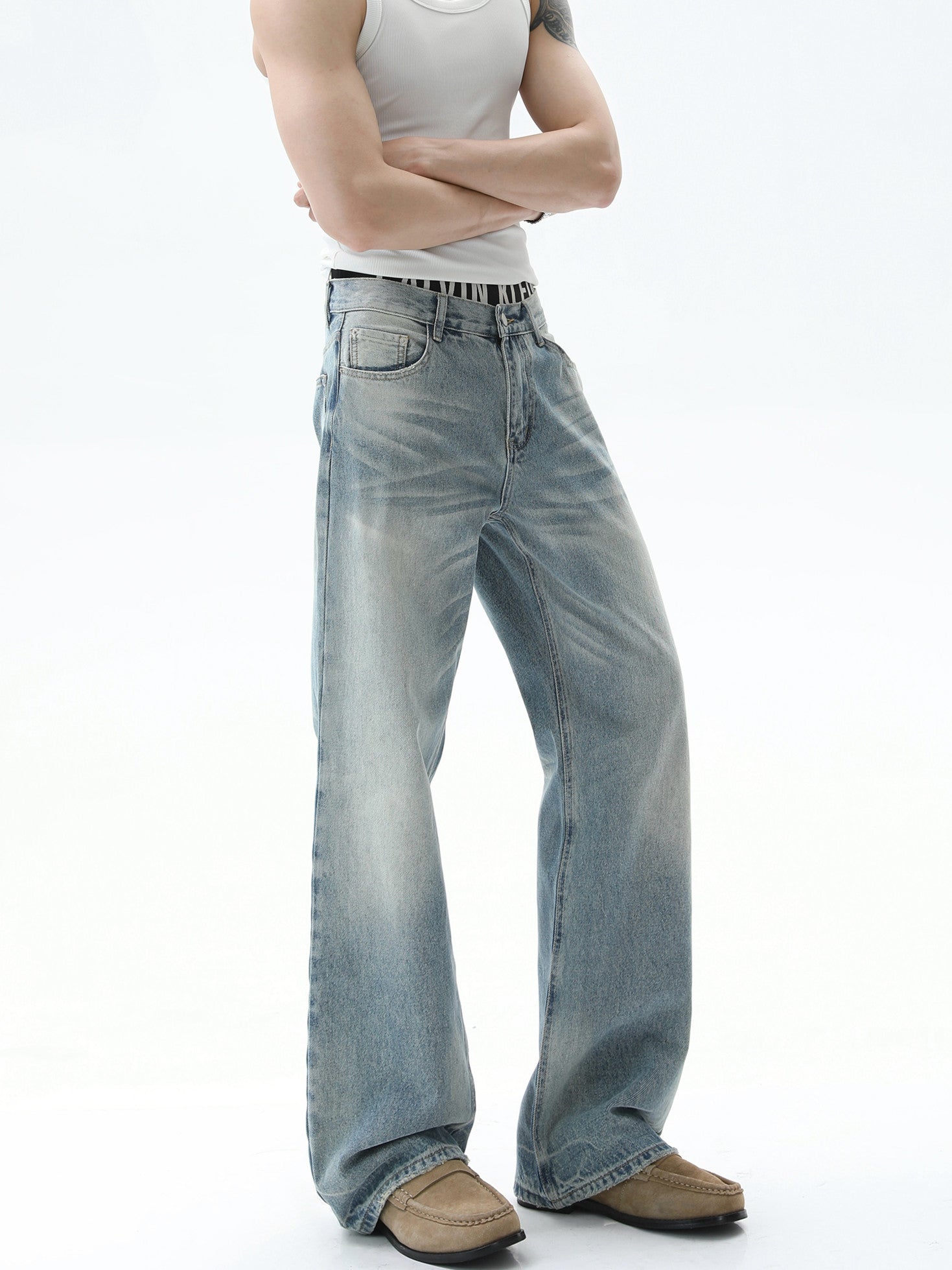 BNB Perfect Slim Right Blue Denim