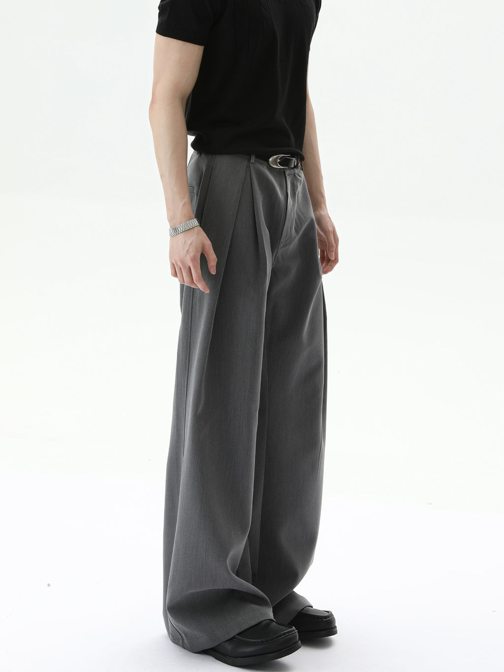 BNB Perfect A Pleated Slacks (2color)