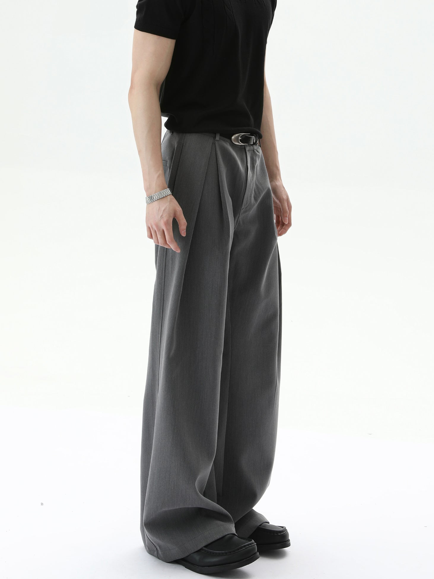 BNB Perfect A Pleated Slacks (2color)