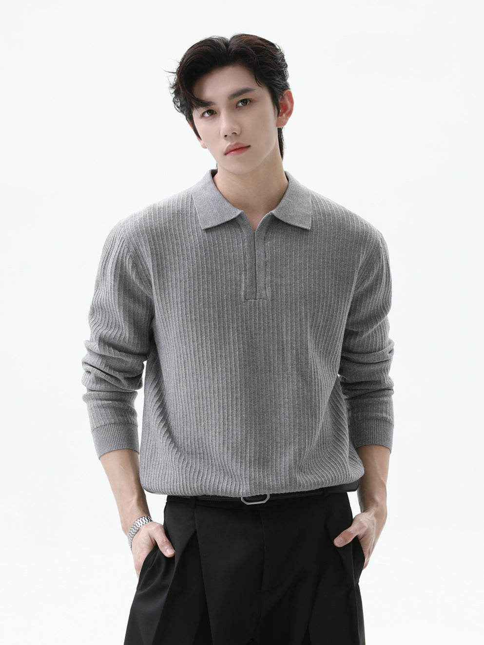 BNB Perfect Rib Collar Knit (3color)