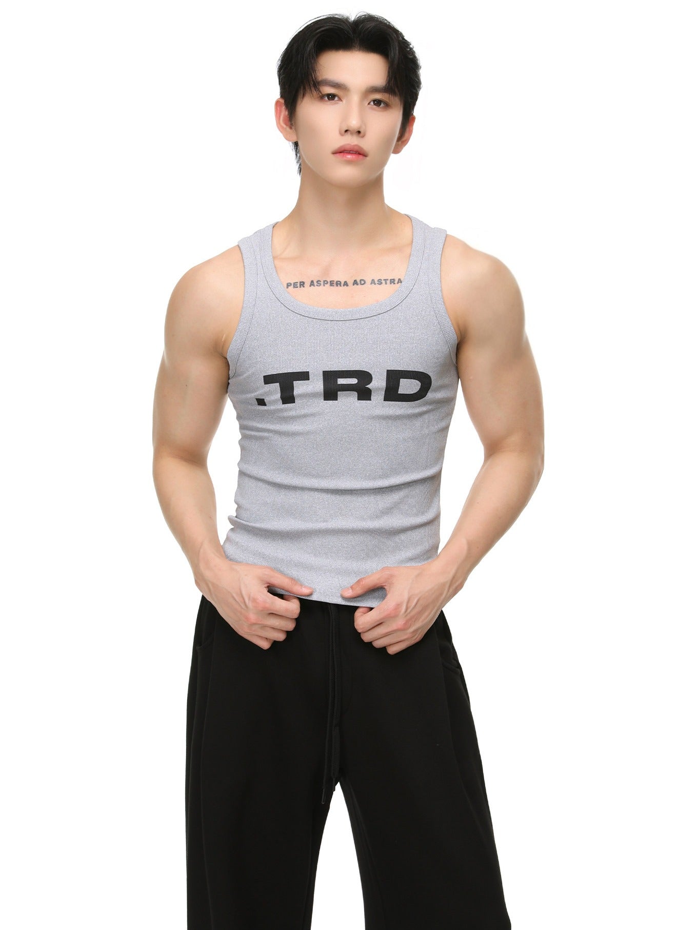 BNB Ribbed Broad Tank Top (3colors)
