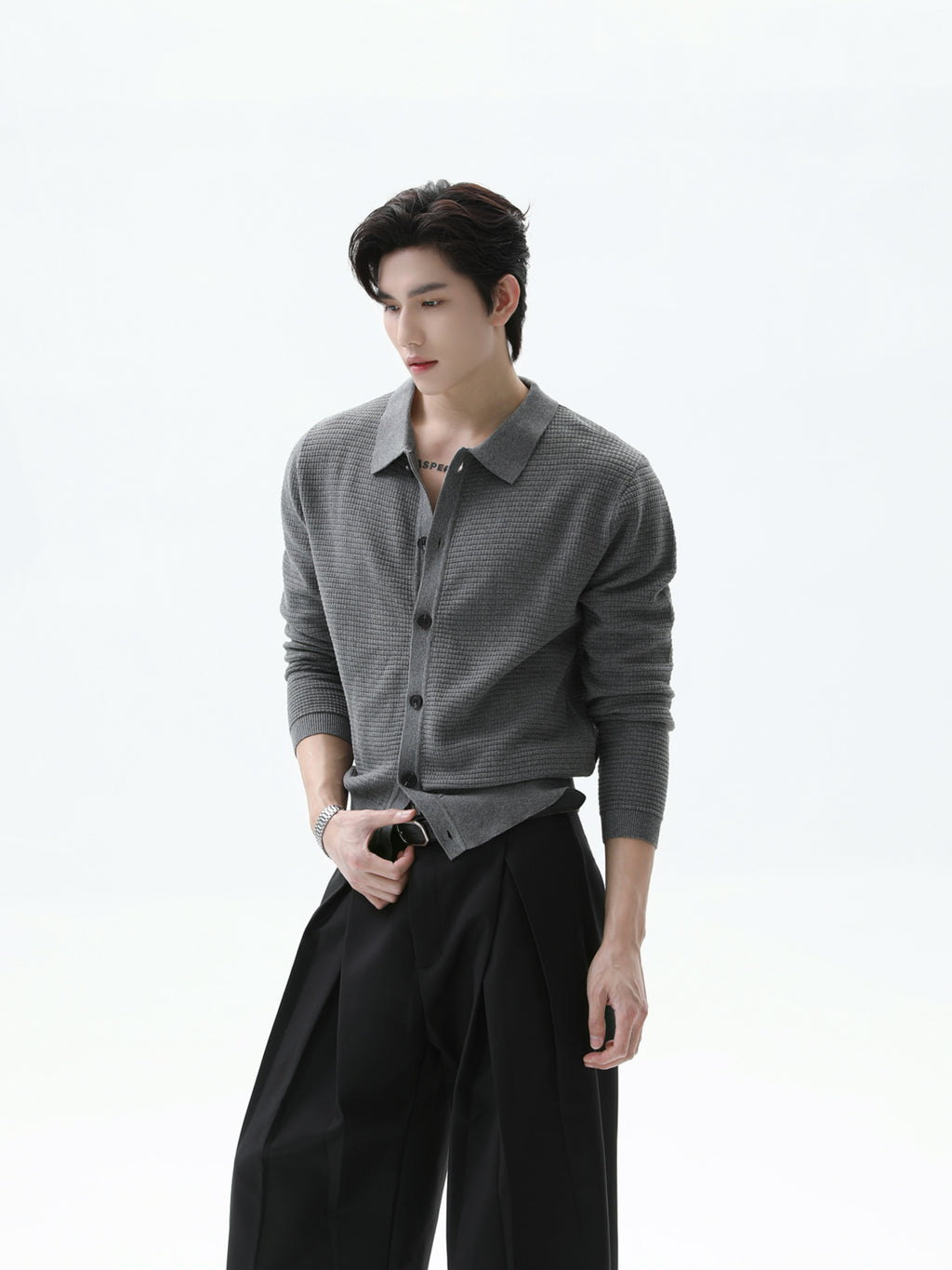 BNB Perfect Waffle Knit Shirt (3color)