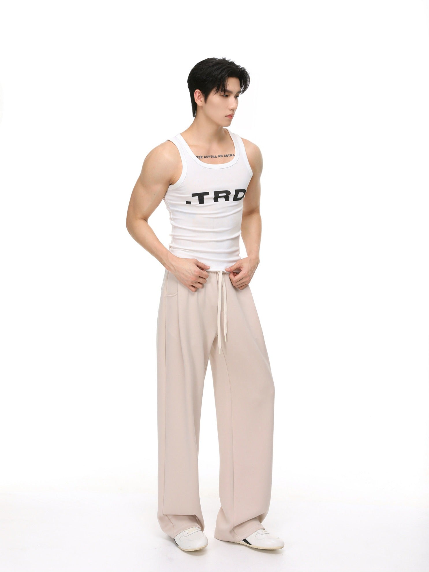 BNB Ribbed Broad Tank Top (3colors)