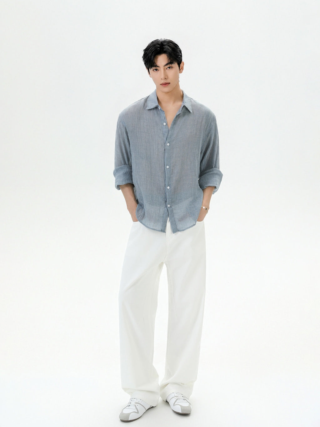 BNB Linen-Blend Breeze Polo (3color)