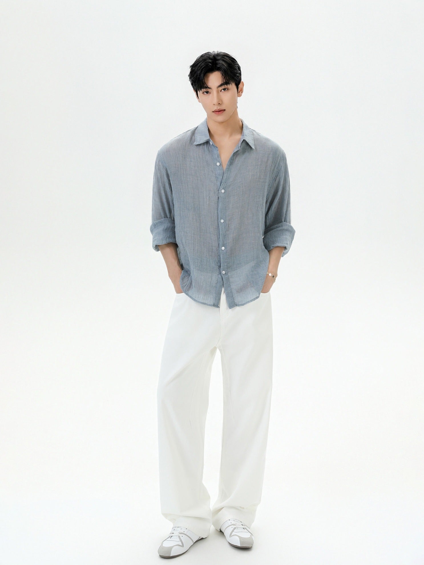 BNB Linen-Blend Breeze Polo (3color)