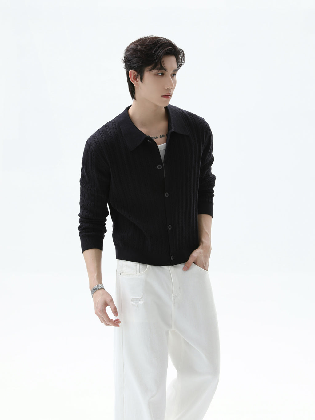 BNB Perfect Cable Shirt Knit (3color)