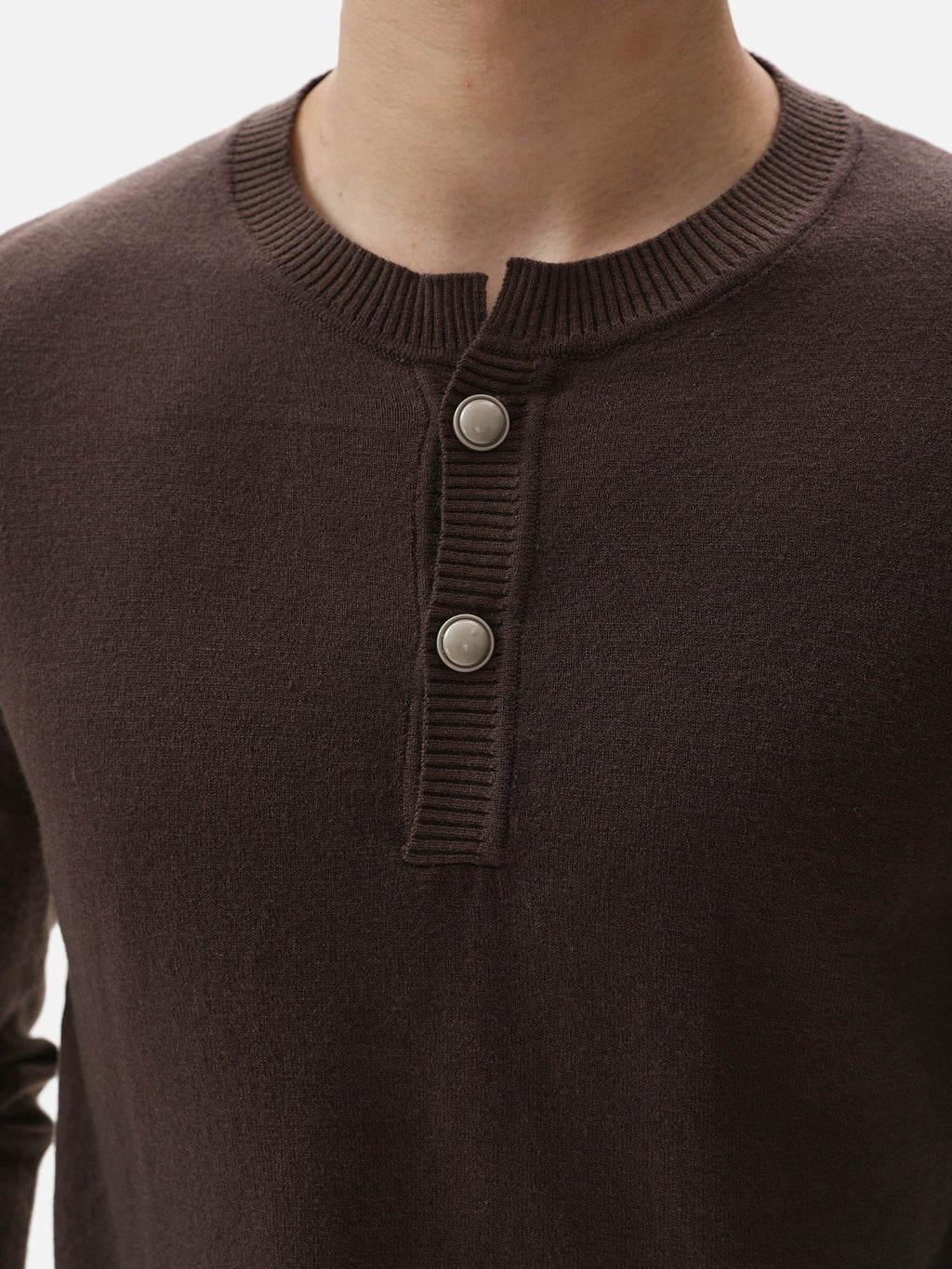 BNB Frame-Drape Knit Henley (3colors)