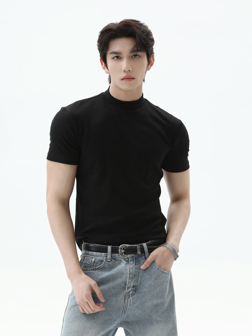 BNB Perfect Fit Mock Tee (3color)
