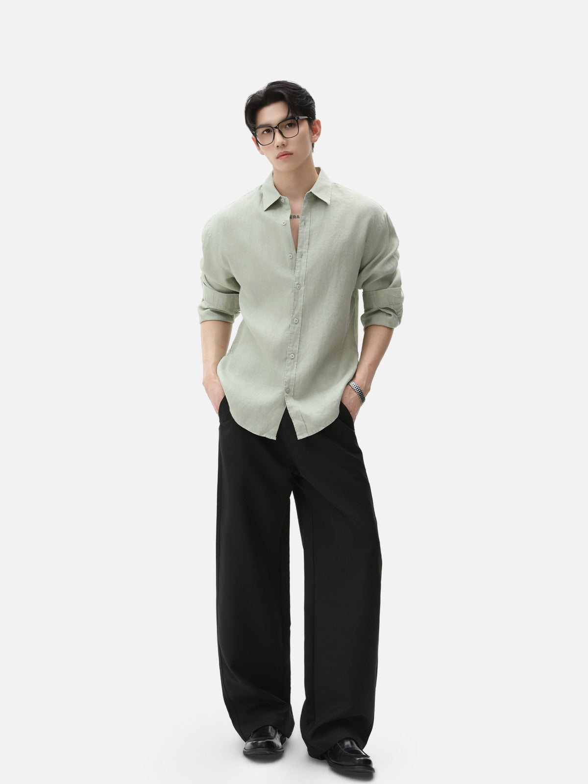 BNB Textured Dew-Linen Overshirt (5colors)