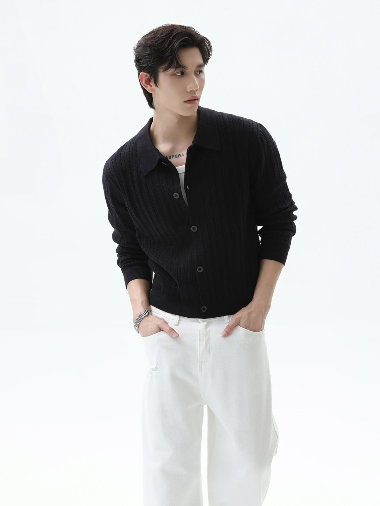 BNB Perfect Cable Shirt Knit (3color)