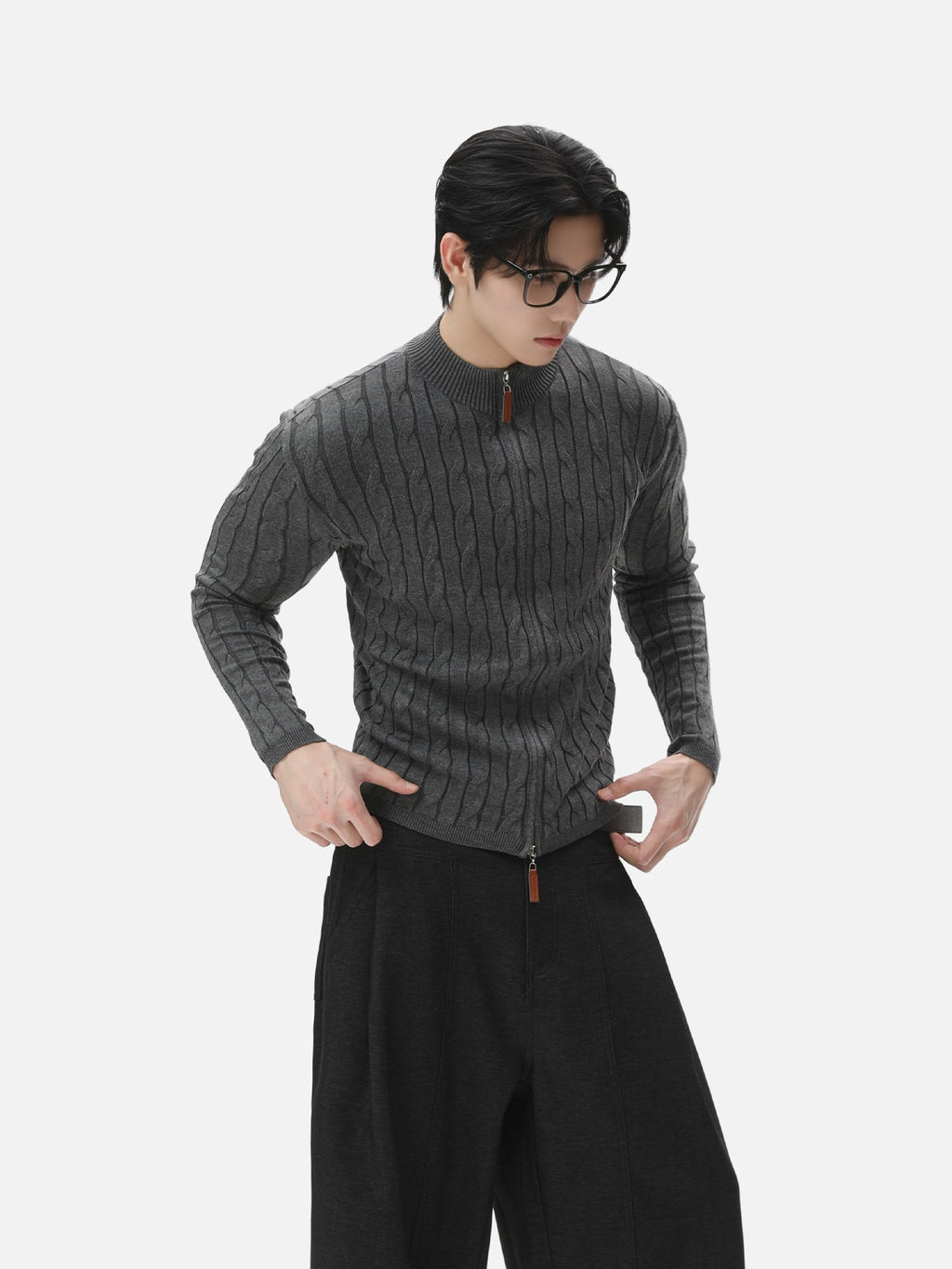 BNB Dual-Zip Driver's Knit (3colors)