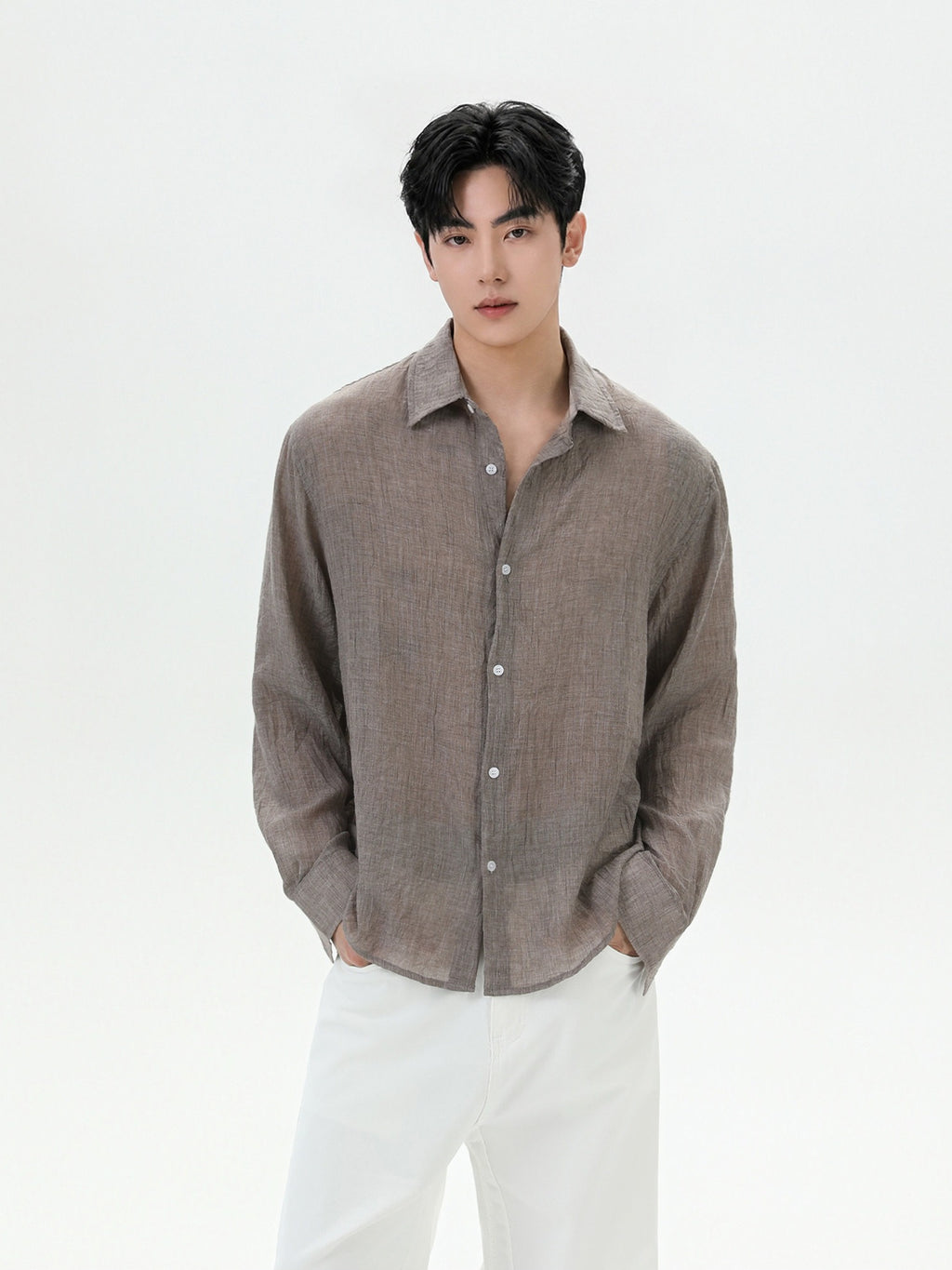 BNB Linen-Blend Breeze Polo (3color)