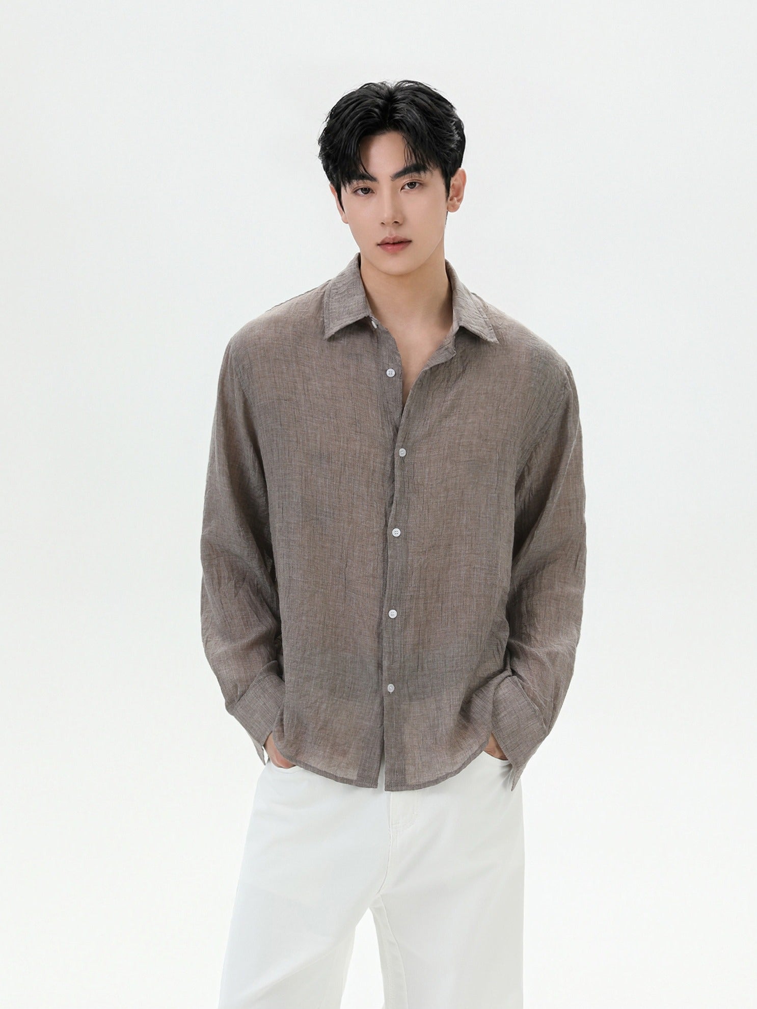 BNB Linen-Blend Breeze Polo (3color)