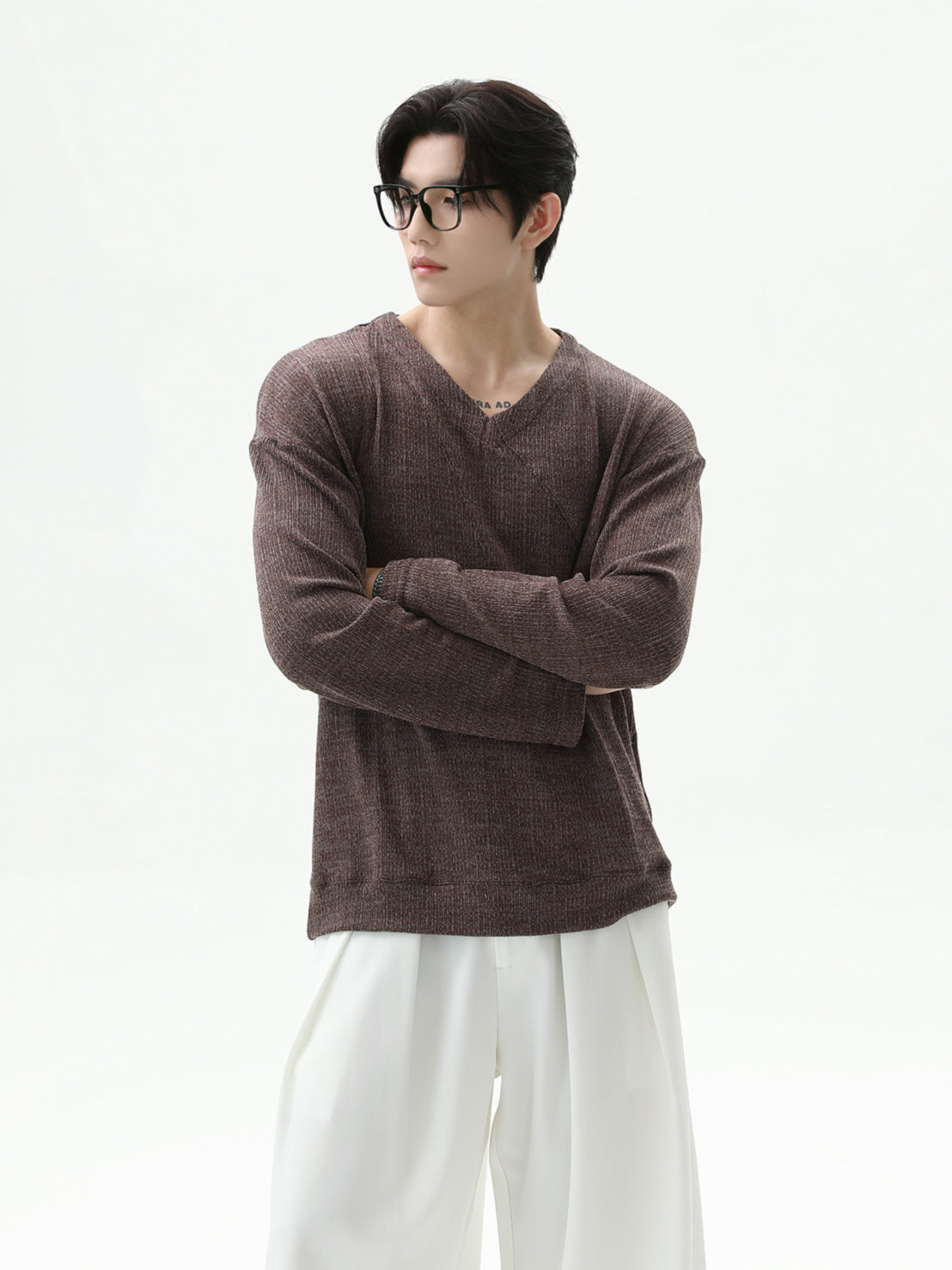 Perfect BNB Deep V Knit (2color)
