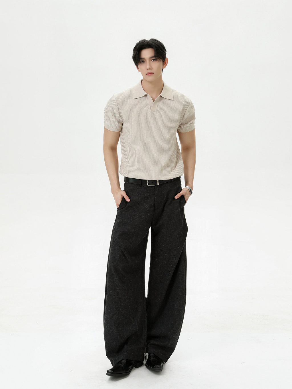 BNB Tight Half Polo Knit (4color)