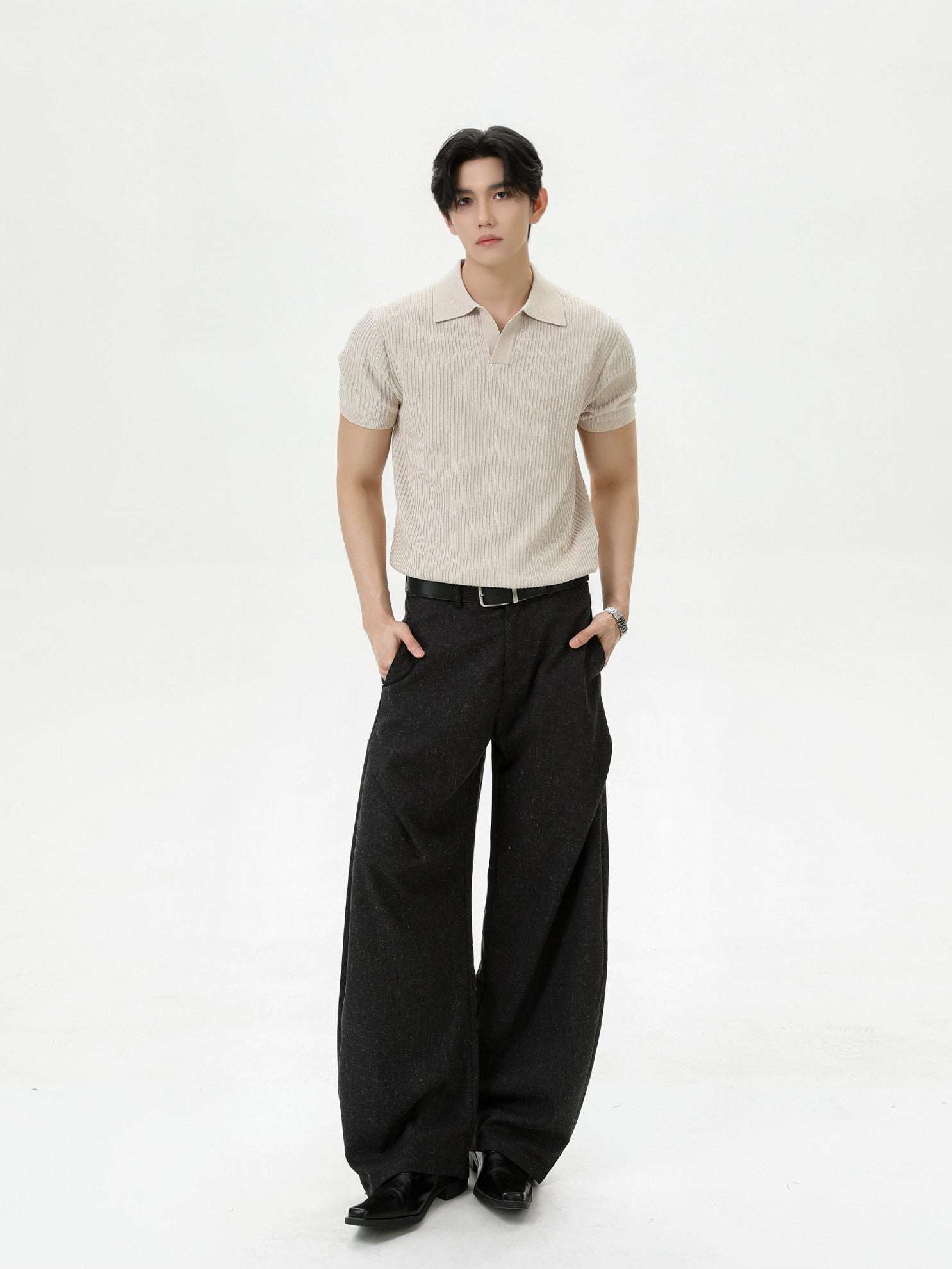 BNB Tight Half Polo Knit (4color)