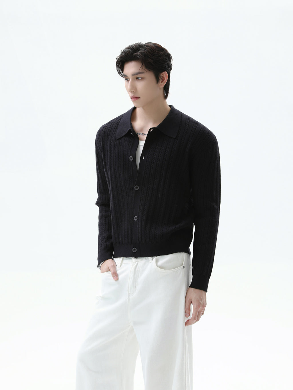 BNB Perfect Cable Shirt Knit (3color)