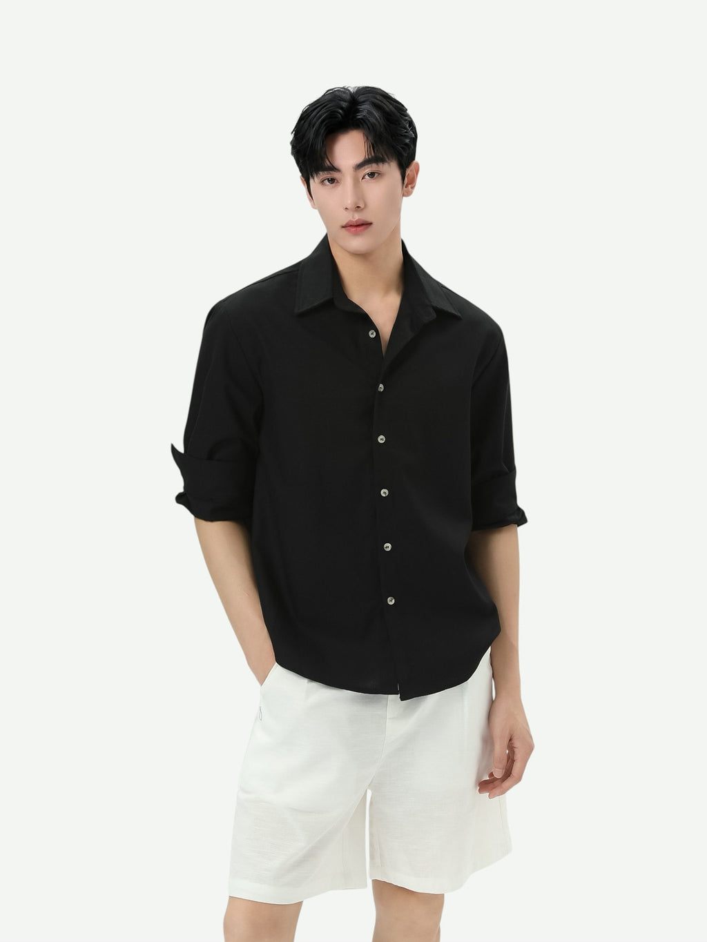 BNB Linen Breeze Regular Shirt (2colors)