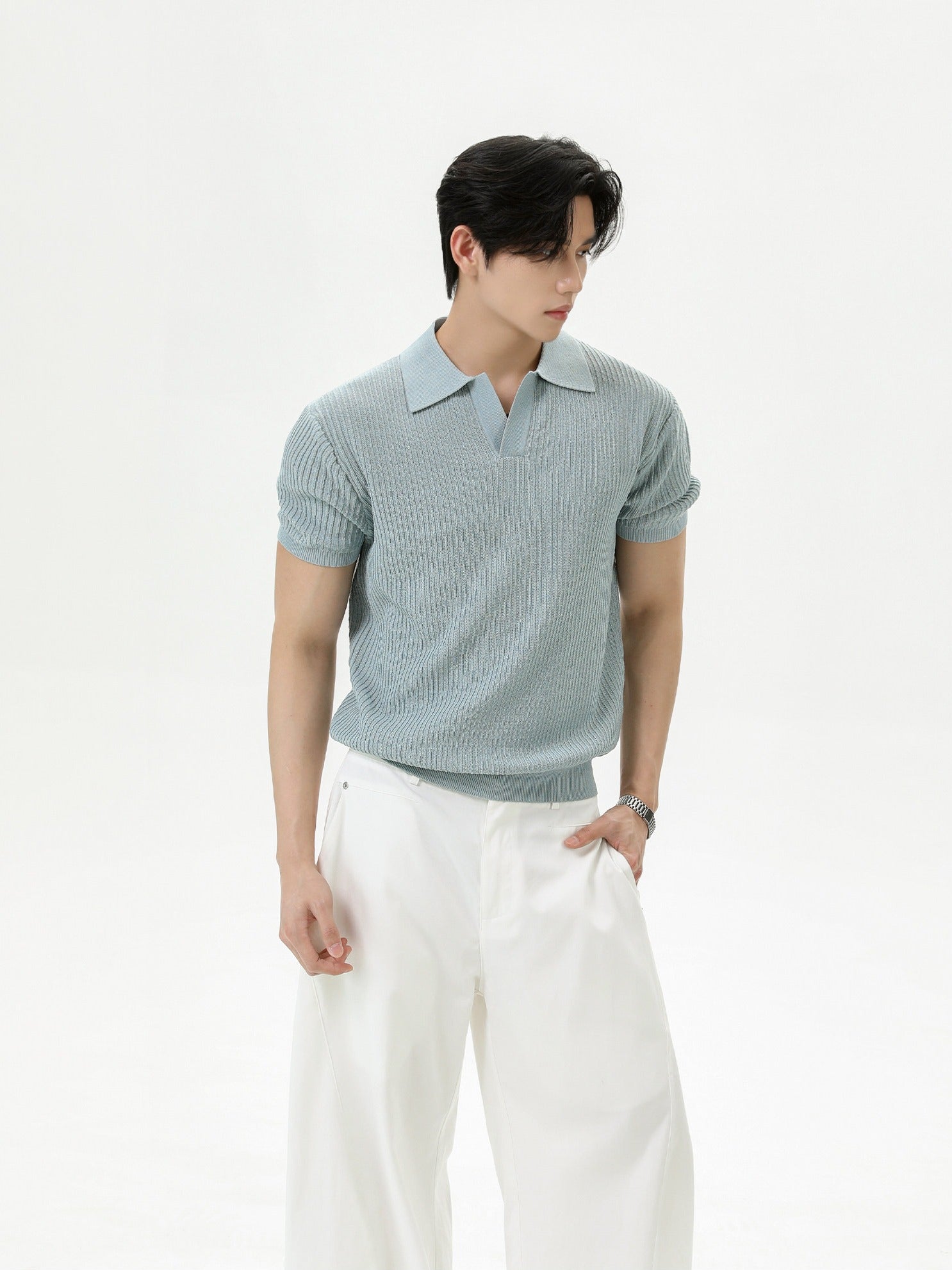 BNB Tight Half Polo Knit (4color)