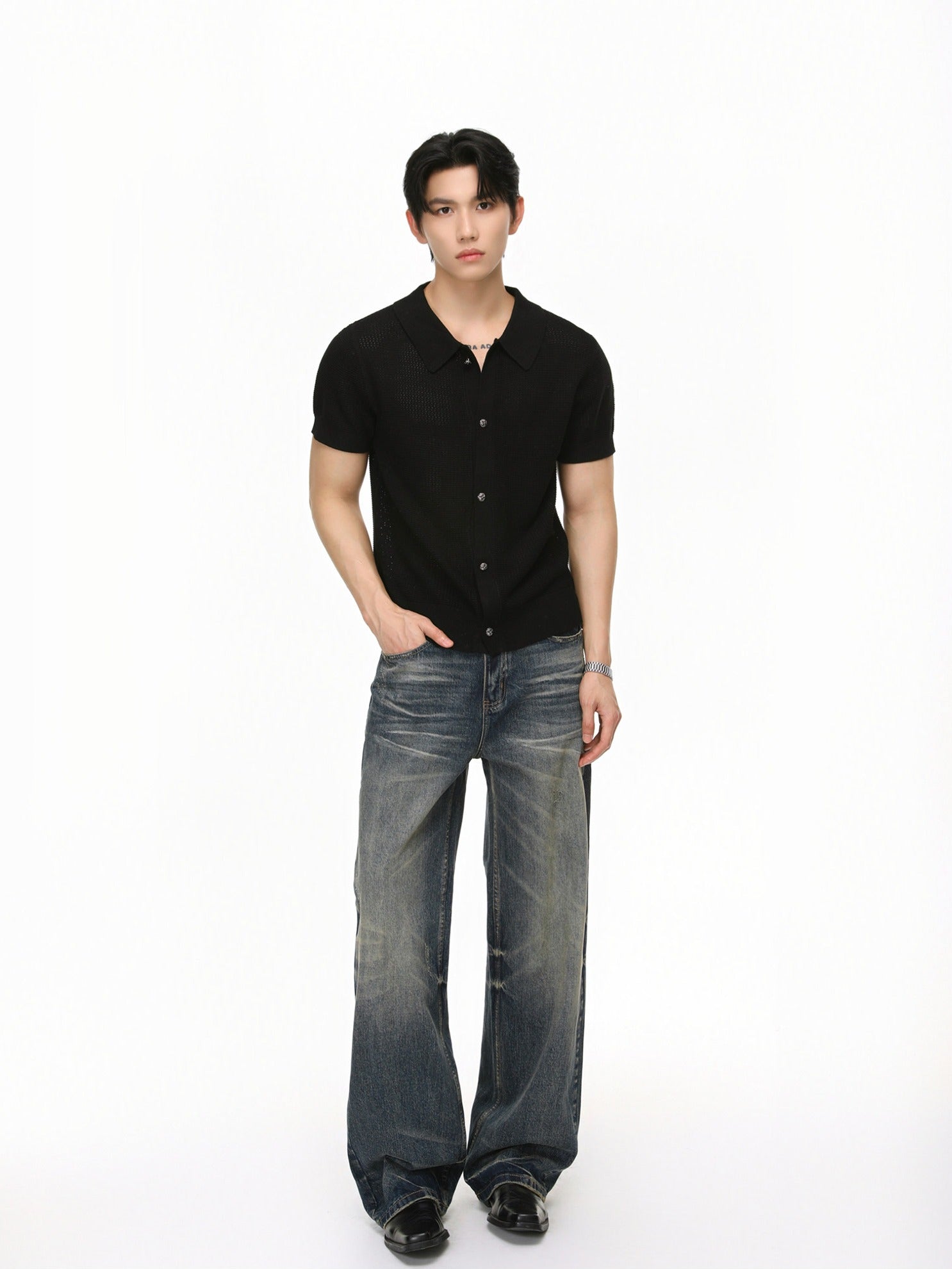 BNB Breeze Textured Knit Polo (3colors)