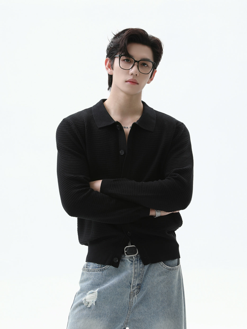 BNB Perfect Waffle Knit Shirt (3color)