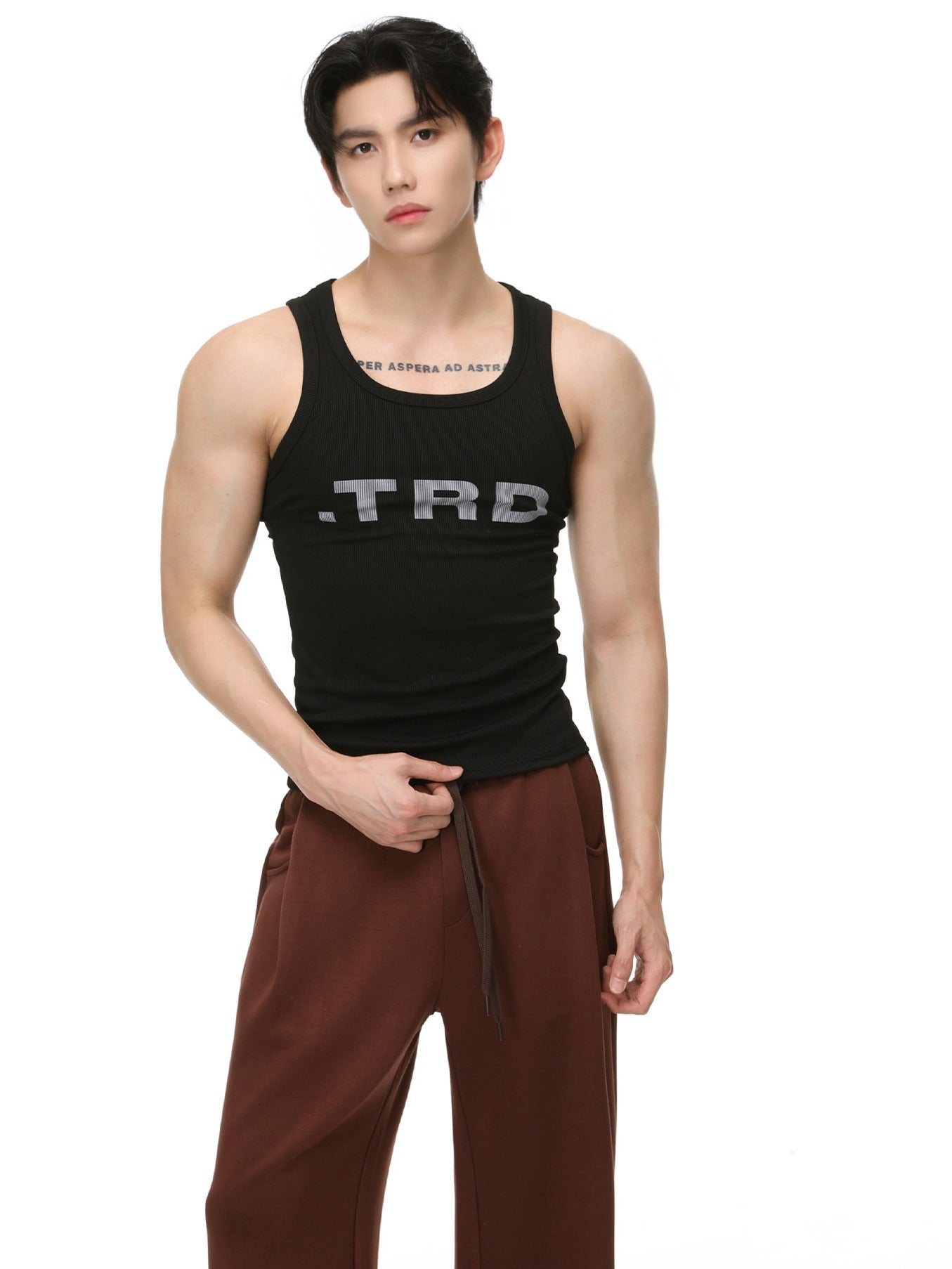 BNB Ribbed Broad Tank Top (3colors)