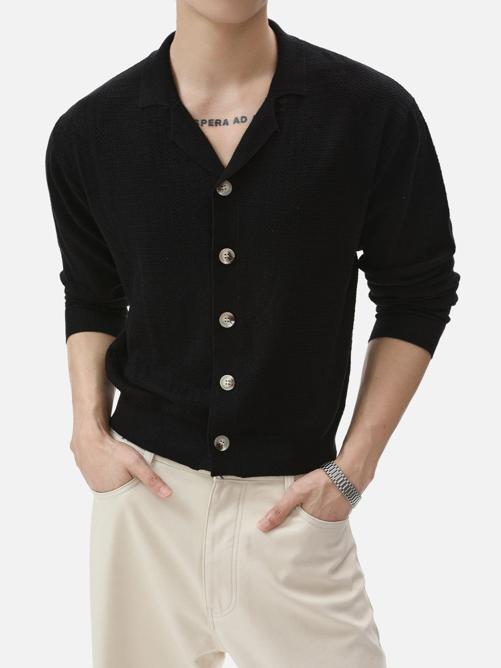 BNB Textured Resort Knit Cardigan (4colors)