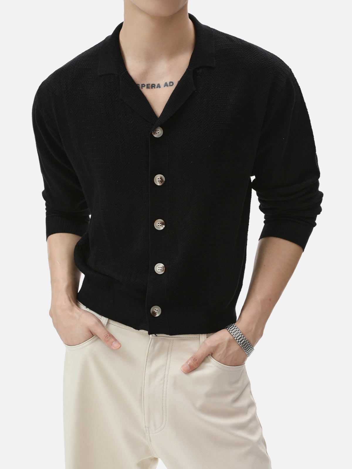BNB Textured Resort Knit Cardigan (4colors)