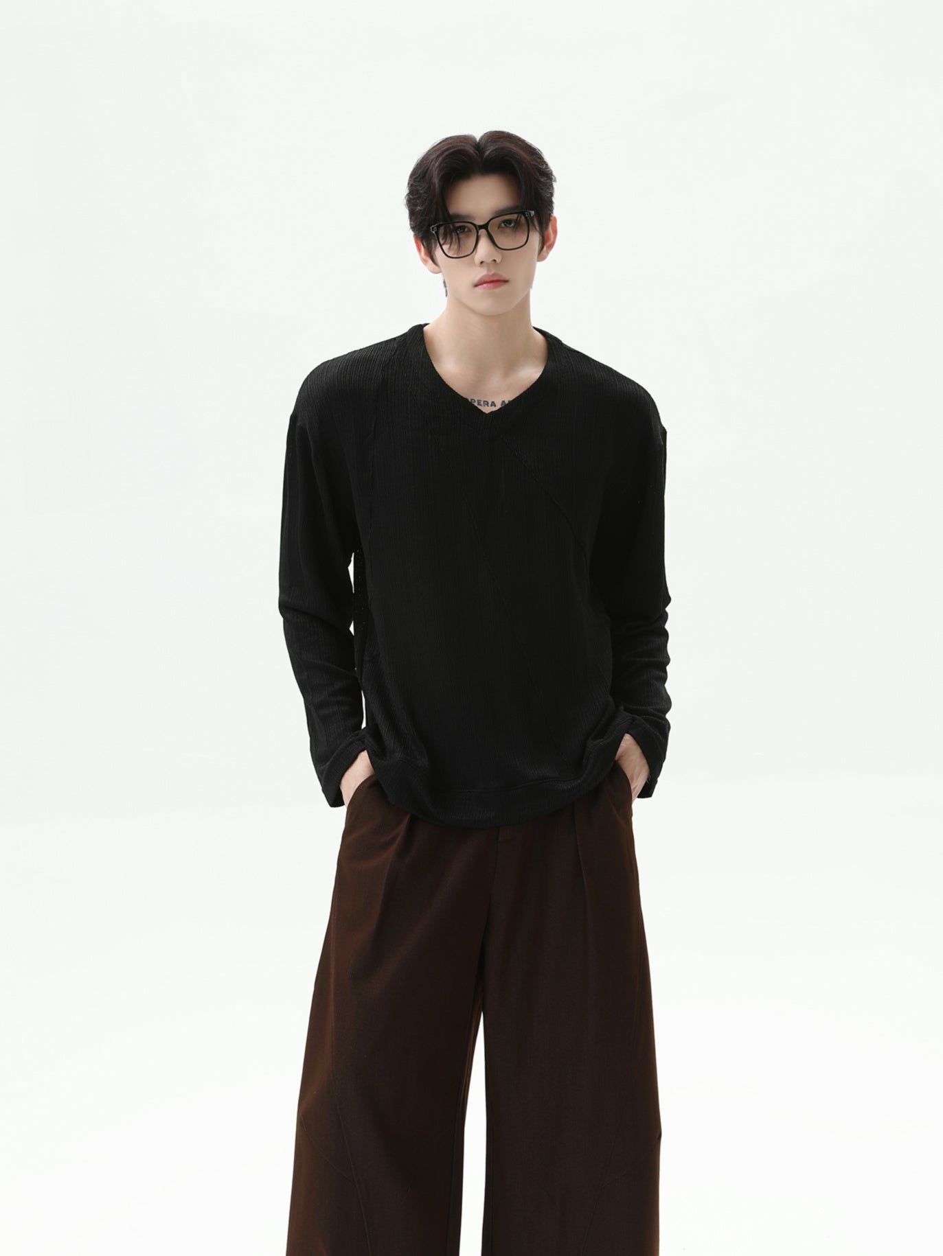 Perfect BNB Deep V Knit (2color)
