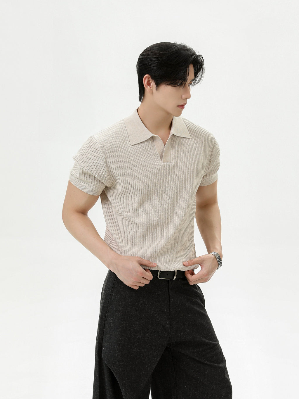 BNB Tight Half Polo Knit (4color)