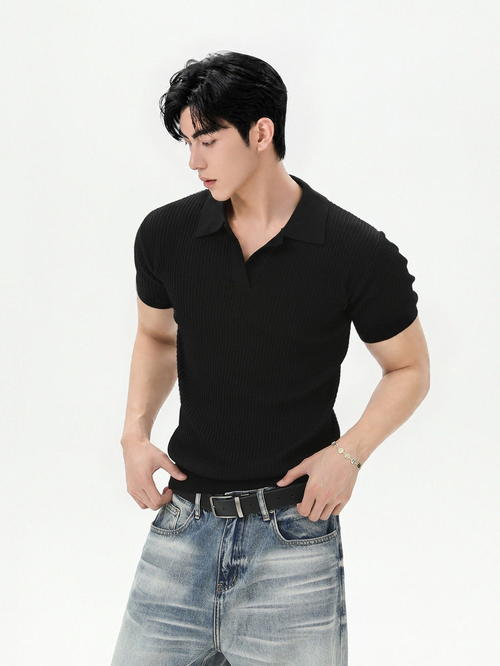 BNB Signature Knit Crew Tee (4color)