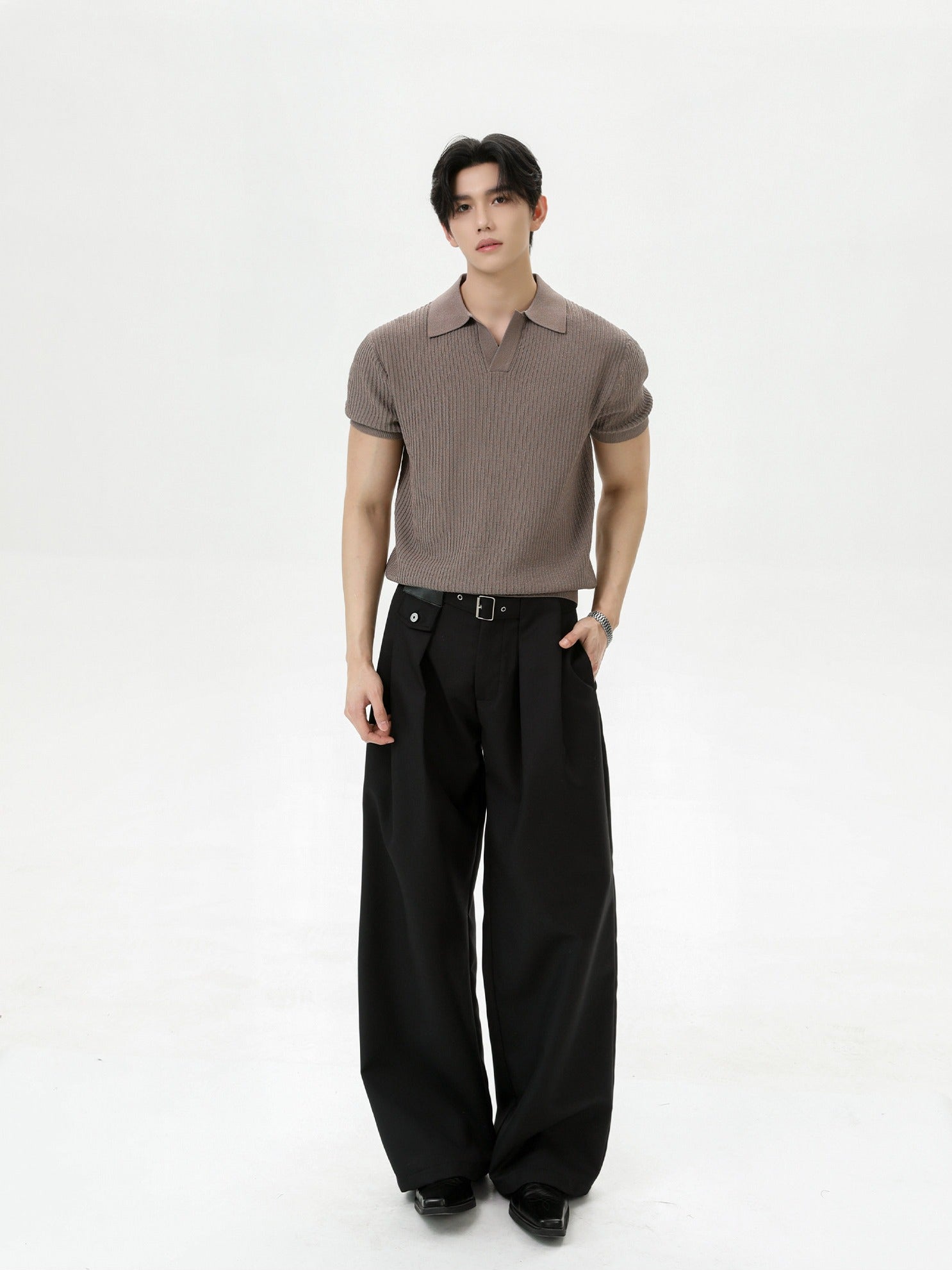 BNB Tight Half Polo Knit (4color)