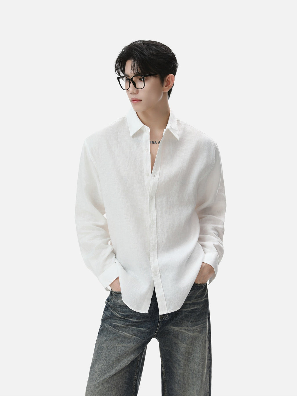 BNB Textured Dew-Linen Overshirt (5colors)