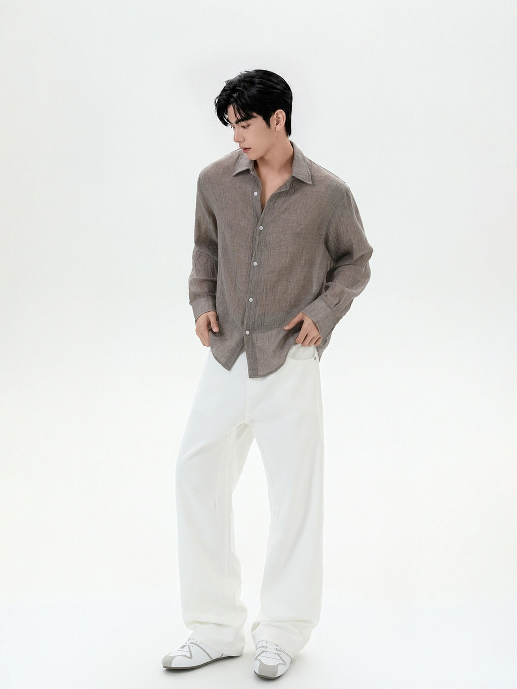 BNB Linen-Blend Breeze Polo (3color)
