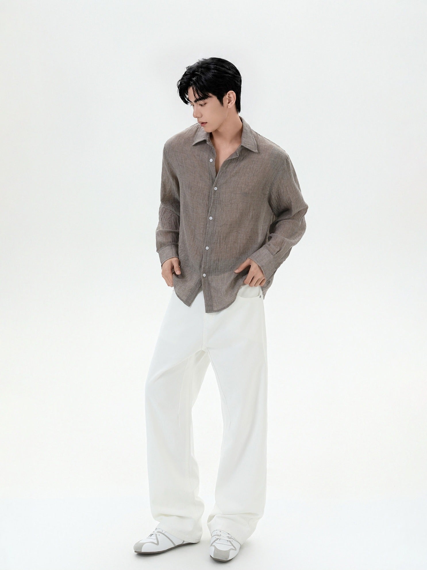 BNB Linen-Blend Breeze Polo (3color)