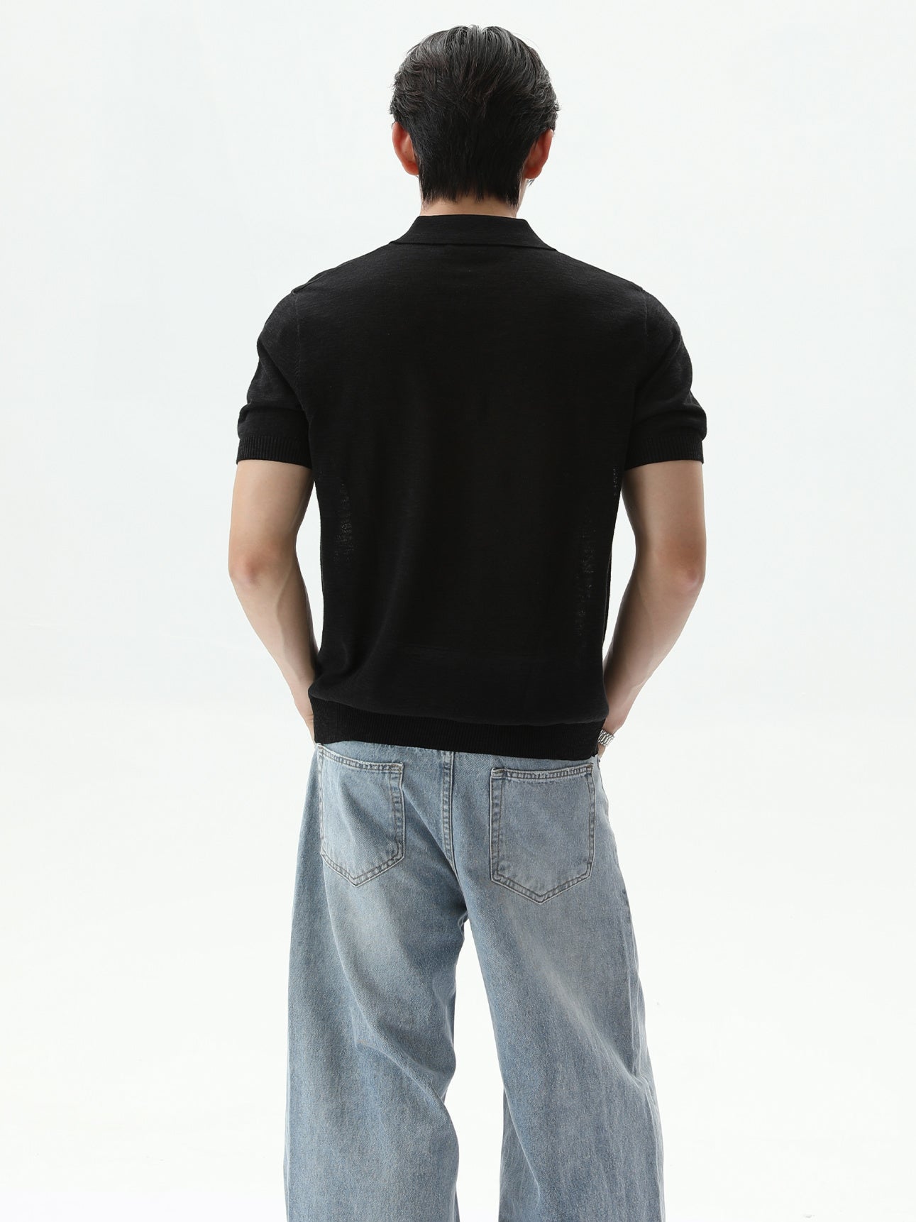 BNB Perfect Open Collar Polo (2color)