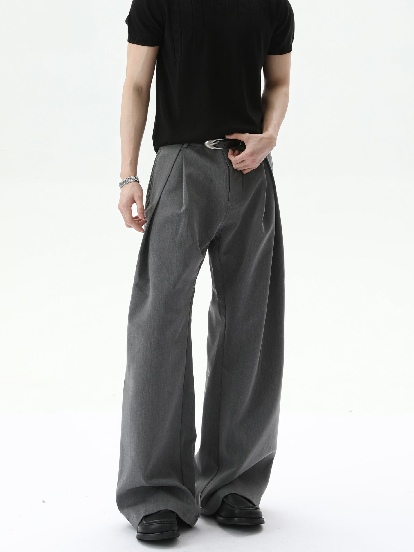 BNB Perfect A Pleated Slacks (2color)