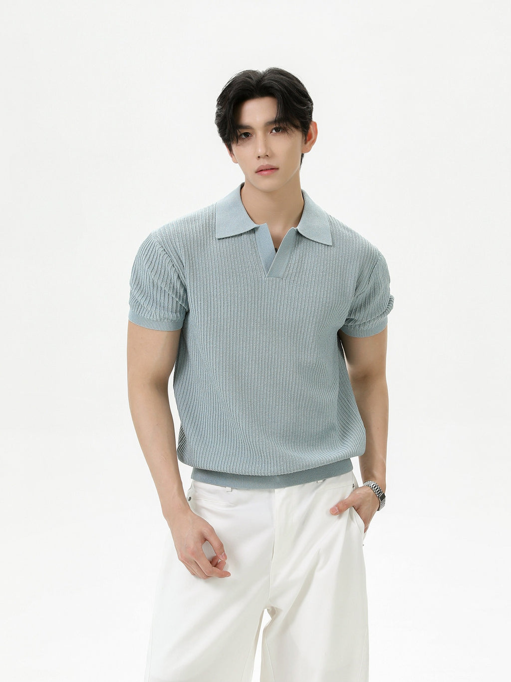 BNB Tight Half Polo Knit (4color)