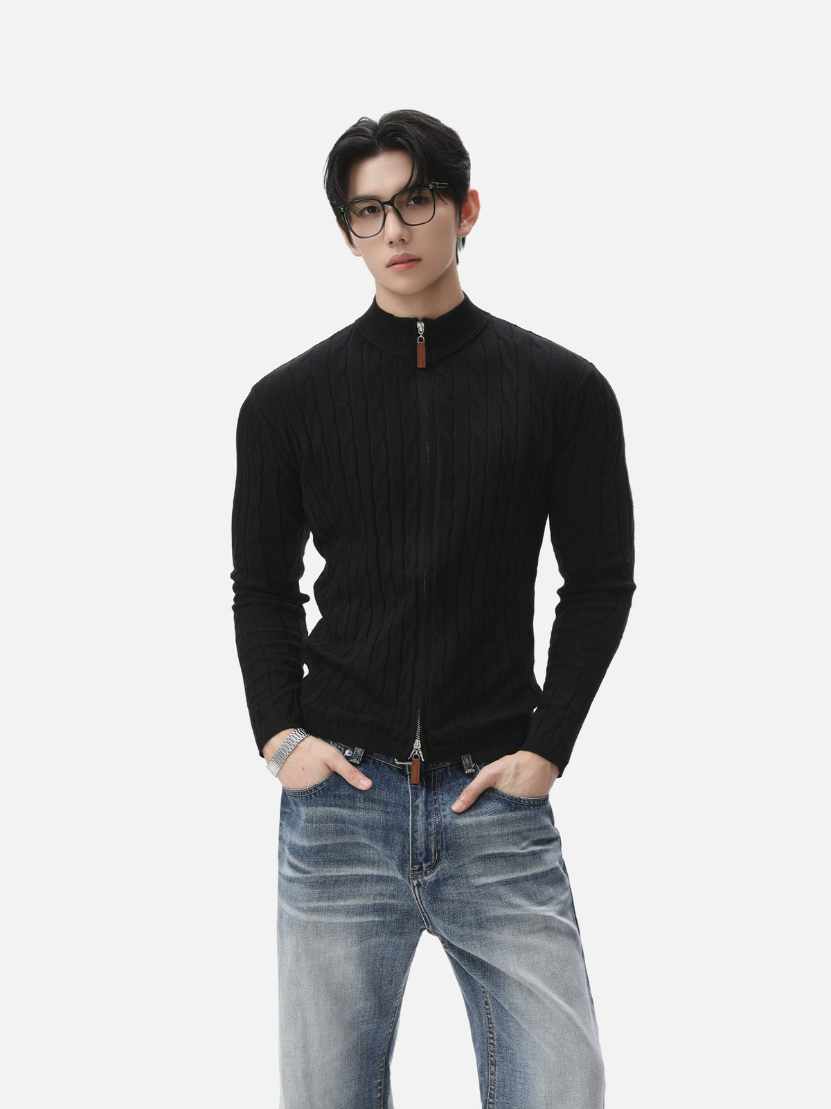BNB Dual-Zip Driver's Knit (3colors)