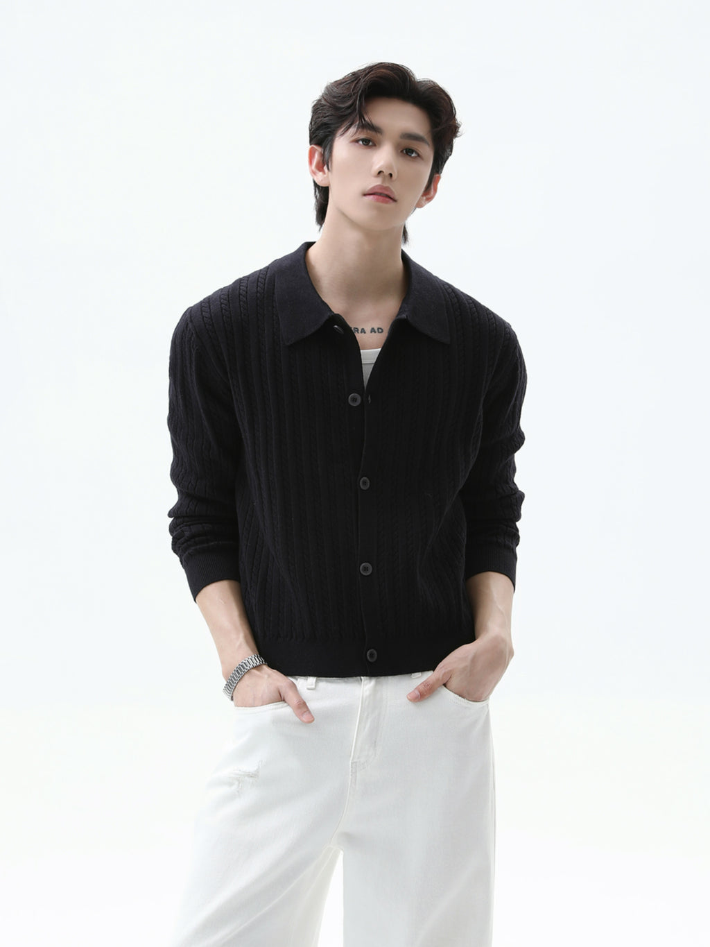 BNB Perfect Cable Shirt Knit (3color)