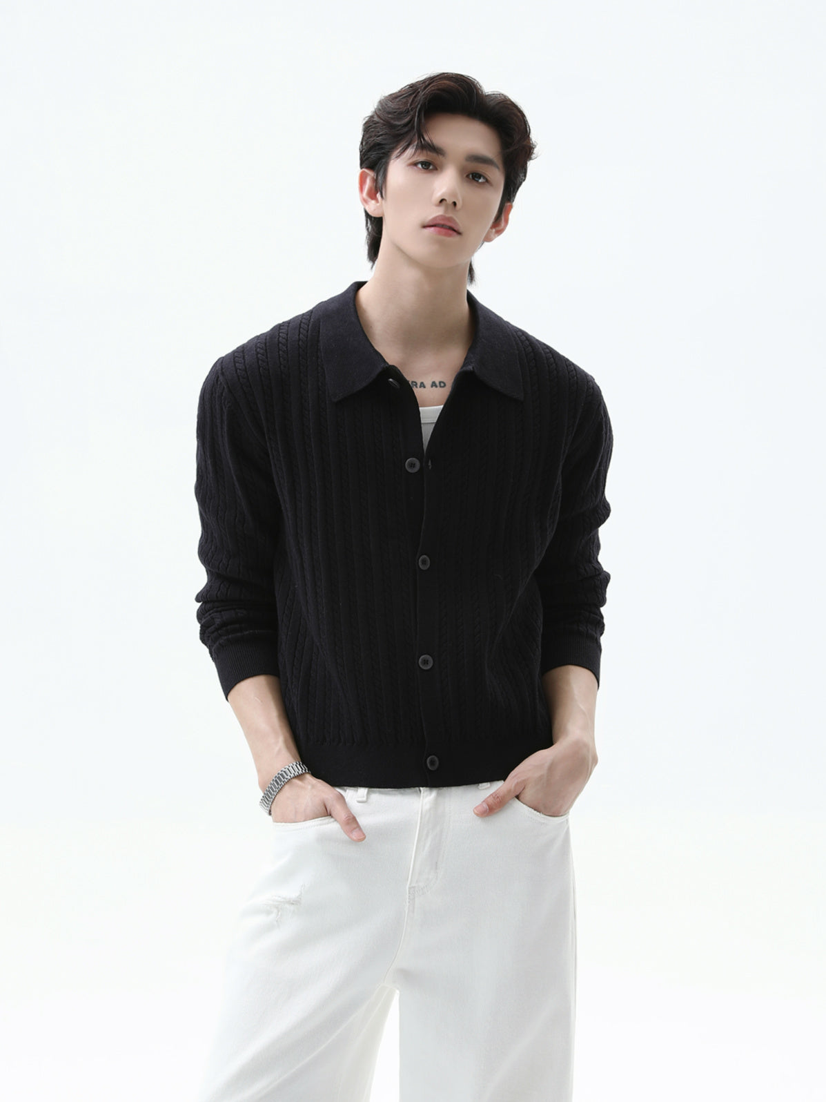 BNB Perfect Cable Shirt Knit (3color)