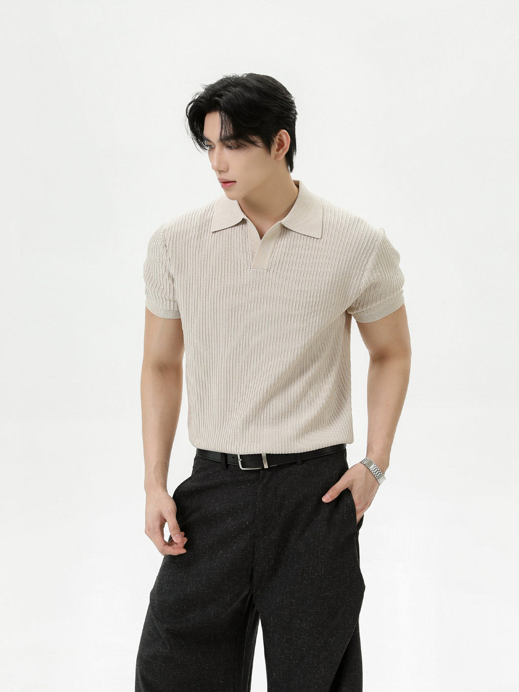 BNB Tight Half Polo Knit (4color)