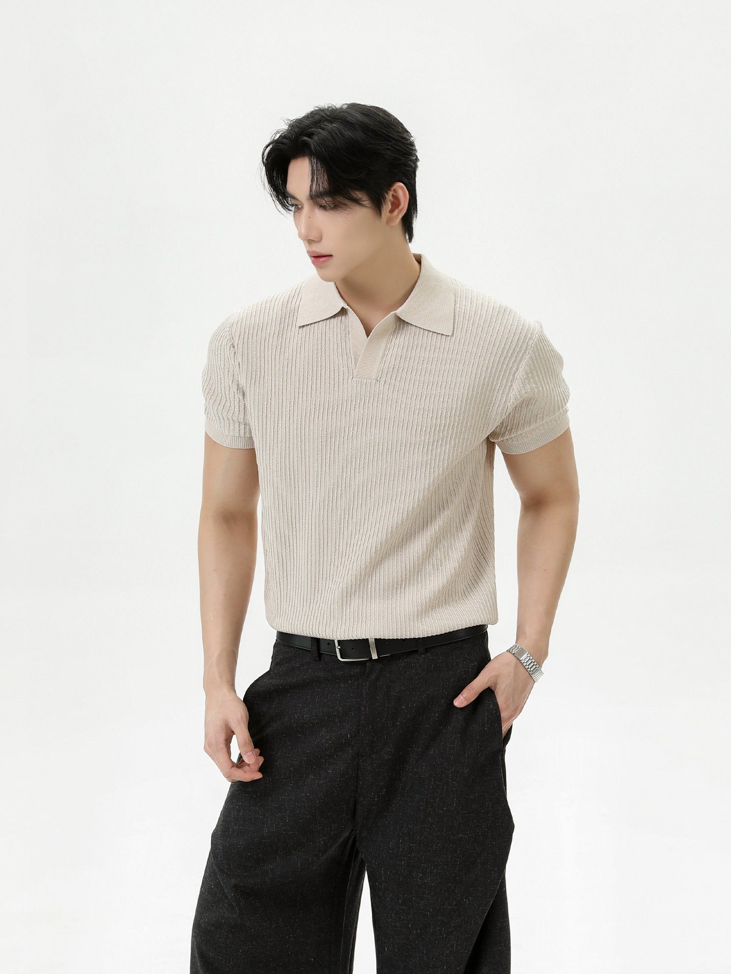 BNB Tight Half Polo Knit (4color)