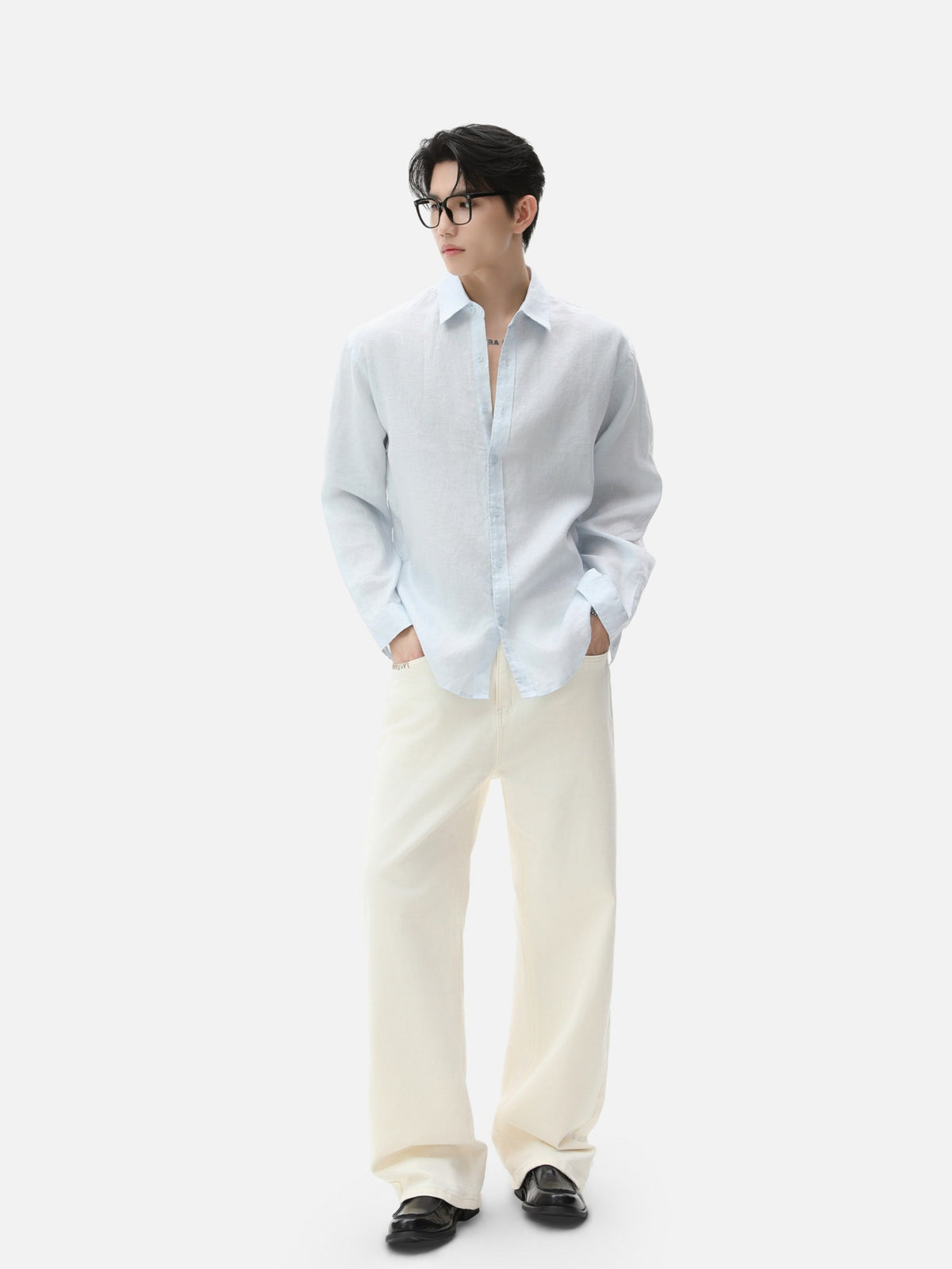 BNB Textured Dew-Linen Overshirt (5colors)
