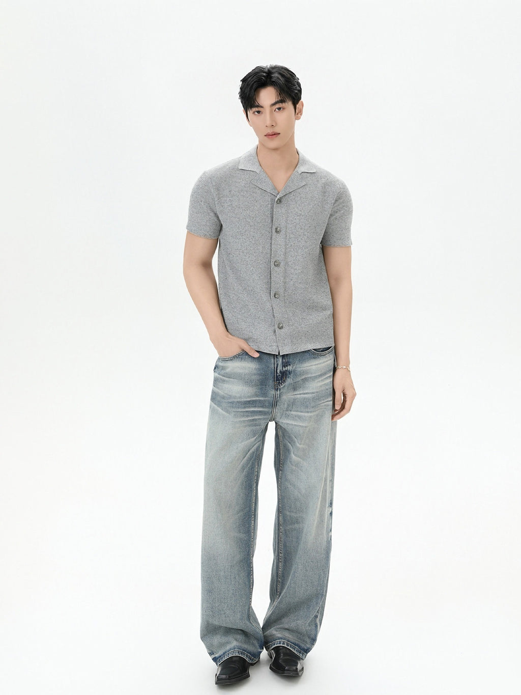 BNB Luxury Ice-Silk Knit Polo (2color)